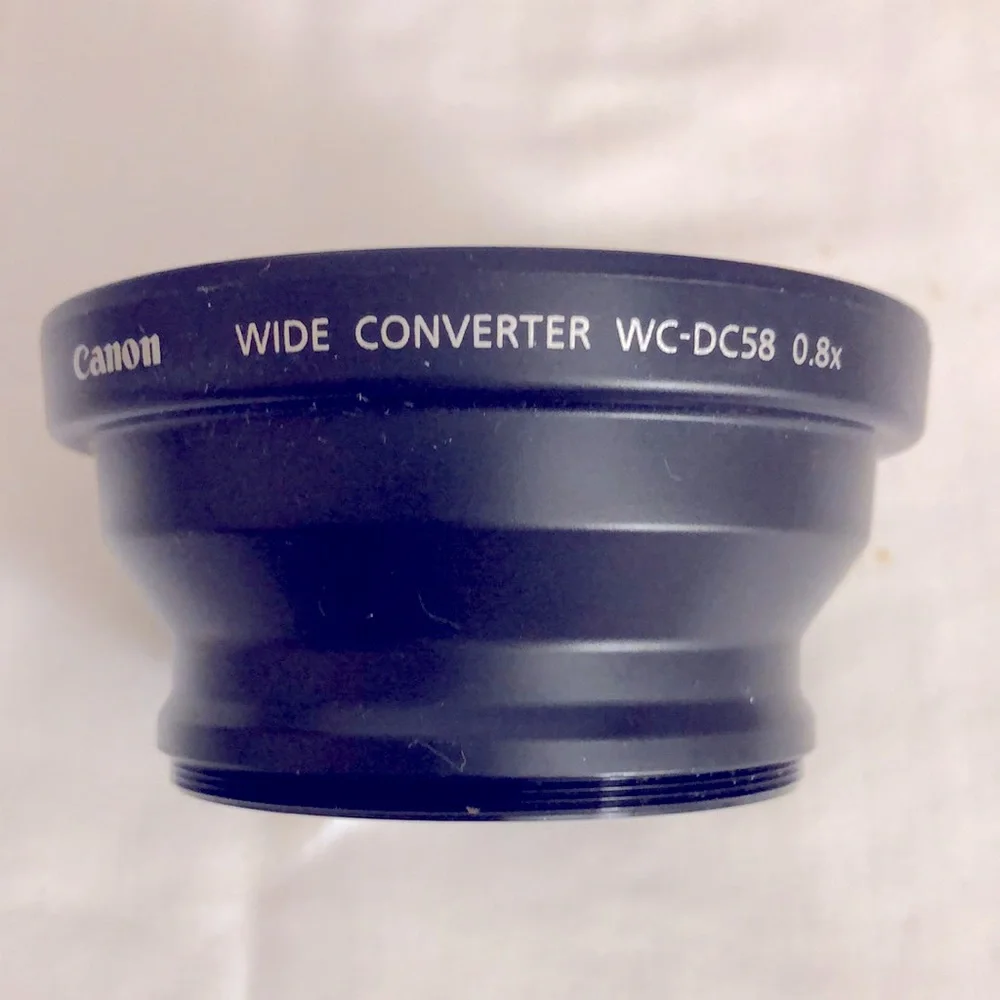 Canon TC-DC58 Tele-Converter & WC-DC58 Wide Converter Lenses for PowerShot G2